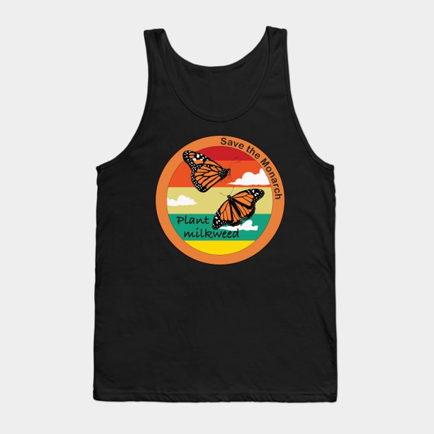 Save the Monarch Butterfly Tank Top by outrigger